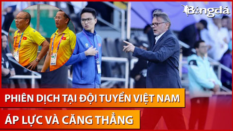 Bình luận: Phiên dịch tại ĐT Việt Nam: Áp lực và căng thẳng ngang cầu thủ trên sân