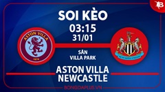 Soi kèo hot hôm nay 30/1: Chủ nhà thắng trận Aston Villa vs Newcastle; Crystal Palace đè góc trận Crystal Palace vs Sheffield Utd