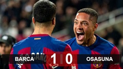 Kết quả Barca 1-0 Osasuna: Tân binh đắt giá giúp Barca giành trọn 3 điểm