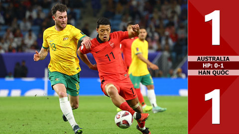 VIDEO bàn thắng Australia vs Hàn Quốc: 1-1, HP: 0-1 (Tứ kết Asian Cup 2023)