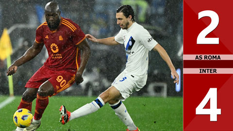 VIDEO bàn thắng AS Roma vs Inter: 2-4 (Vòng 24 Serie A 2023/24)