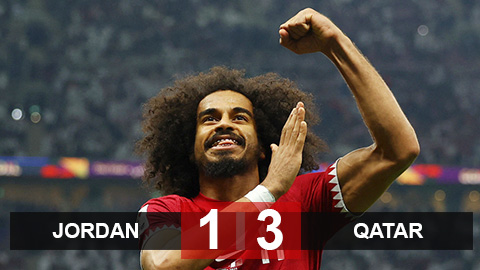 Kết quả Jordan 1-3 Qatar: Qatar vô địch Asian Cup nhờ 3 quả phạt đền