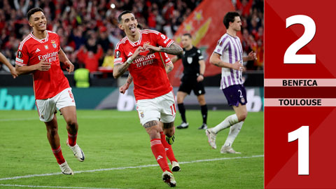 VIDEO bàn thắng Benfica vs Toulouse: 2-1 (Lượt đi vòng play-off Europa League 2023/24)