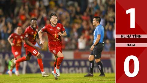 VIDEO bàn thắng HL Hà Tĩnh vs HAGL: 1-0 (Vòng 9 V.League 2023/24)