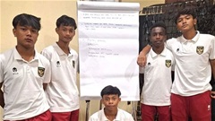 U16 Indonesia thẳng tay đuổi cầu thủ nếu dùng lén điện thoại  