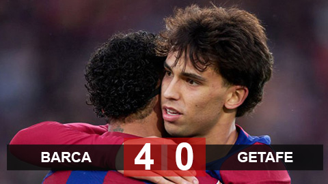 Kết quả Barca 4-0 Getafe: Barca chiếm ngôi nhì bảng của Girona