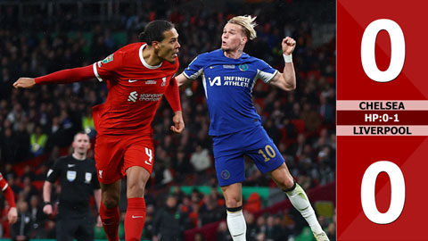 VIDEO bàn thắng Chelsea vs Liverpool: 0-0, HP: 0-1 (Chung kết Cúp liến đoàn Anh 2023/24)