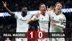 Kết quả Real 1-0 Sevilla: Real tạo khoảng cách 8 điểm với Barca