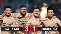 Kết quả Công an Hà Nội 3-1 Thanh Hoá: Kiatisak lại thắng, CAHN lên nhì bảng 