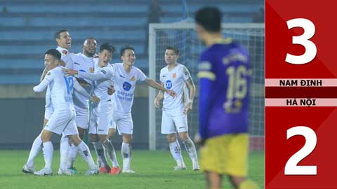 VIDEO bàn thắng Nam Định vs Hà Nội FC: 3-2 (Vòng 11 V.League 2023/24)
