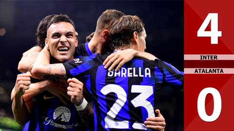 VIDEO bàn thắng Inter vs Atalanta: 4-0 (Đá bù vòng 21 Serie A 2023/24)