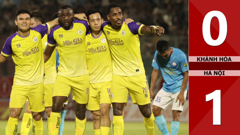 VIDEO bàn thắng Khánh Hòa vs Hà Nội: 0-1 (Vòng 12 V.League 2023/24)