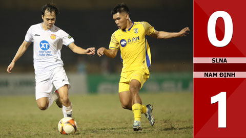 VIDEO bàn thắng SLNA vs Nam Định: 0-1 (Vòng 12 V.League 2023/24)