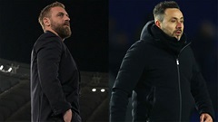 Roma vs Brighton: Thân tình giữa De Rossi & De Zerbi tạm gác lại