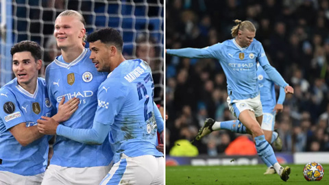 Man City đi vào lịch sử bóng đá châu Âu sau bàn thắng của Haaland