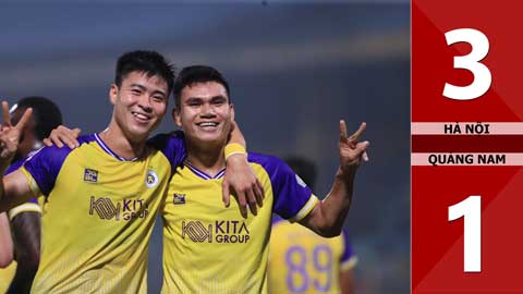VIDEO bàn thắng Hà Nội vs Quảng Nam: 3-1 (Vòng 13 V.League 2023/24)