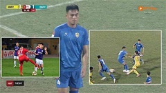 Tăng Tiến chứng nào tật nấy, phạm lỗi thô bạo với cầu thủ CLB Hà Nội