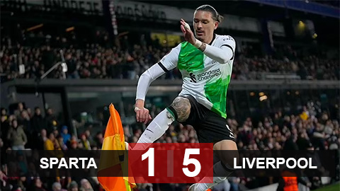 Kết quả Sparta Prague 1-5 Liverpool: Chạy đà hoàn hảo cho đại chiến Man City