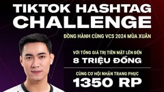 VCS 2024 mùa Xuân ra mắt sự kiện đồng hành TikTok Hashtag Challenge