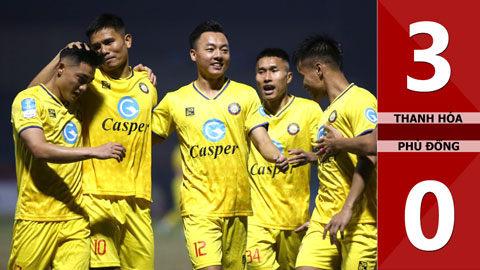 VIDEO bàn thắng Thanh Hóa vs Phù Đổng: 3-0 (Vòng 1/8 cúp QG 2023/24)