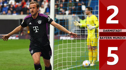 VIDEO bàn thắng Darmstadt vs Bayern Munich: 2-5 (Vòng 26 Bundesliga 2023/24)