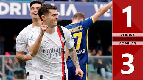 VIDEO bàn thắng Verona vs AC Milan: 1-3 (Vòng 29 Serie A 2023/24)
