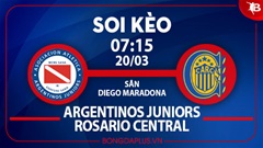 Soi kèo hot 19/3: Chủ nhà đè góc sớm trận Argentinos Juniors vs Rosario Central