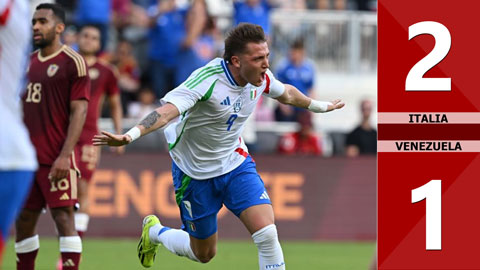 VIDEO bàn thắng Italia vs Venezuela: 2-1 (Giao hữu quốc tế 2024)