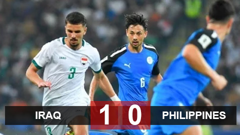 Kết quả Iraq 1-0 Philippines: Philippines thua đáng tiếc