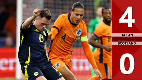VIDEO bàn thắng Hà Lan vs Scotland: 4-0 (Giao hữu quốc tế 2024)