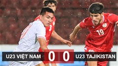 Kết quả U23 Việt Nam 0-0 U23 Tajikistan: Thử nghiệm và những điều cần hoàn thiện