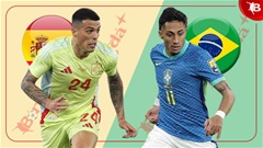 Nhận định bóng đá Tây Ban Nha vs Brazil, 03h30 ngày 27/3: Điểm tựa sân nhà