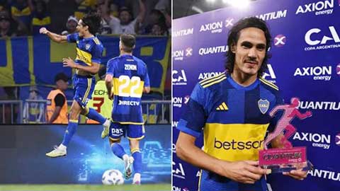 Chiêm ngưỡng siêu phẩm của Edinson Cavani ở tuổi 37