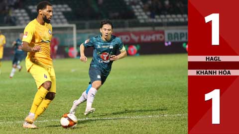 VIDEO bàn thắng HAGL vs Khánh Hòa: 1-1 (Vòng 14 V.League 2023/24)