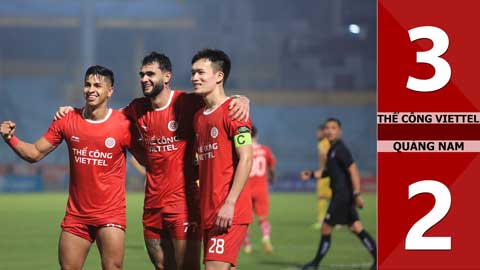 VIDEO bàn thắng Thể Công Viettel vs Quảng Nam: 3-2 (Vòng 14 V.League 2023/24)