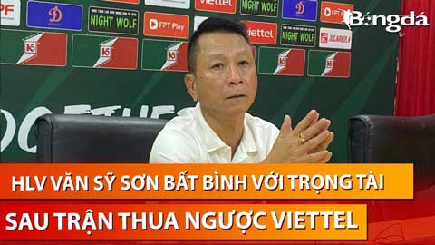 HLV Văn Sỹ Sơn: 'Tôi mất niềm tin vào trọng tài và VAR, cầu thủ Quảng Nam không đáng bị thẻ đỏ'