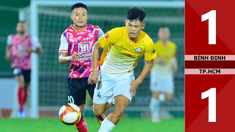 VIDEO bàn thắng Bình Định vs TP.HCM: 1-1 (Vòng 14 V.League 2023/24)