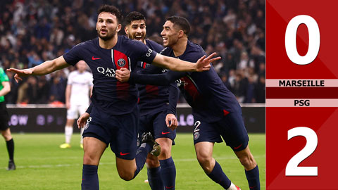 VIDEO bàn thắng Marseille vs PSG: 0-2 (Vòng 27 Ligue 1 mùa giải 2023/24)