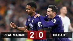 Kết quả Real Madrid 2-0 Bilbao: Khi khó đã có Rodrygo