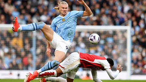 Chấm điểm Man City vs Arsenal: Haaland bị Gabriel 'bỏ túi'
