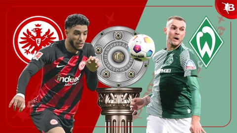 Nhận định bóng đá Frankfurt vs Bremen, 01h30 ngày 6/4:  Khách khó có niềm vui