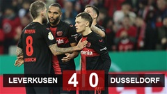 Kết quả Leverkusen 4-0 Dusseldorf: Chủ nhà vào chung kết