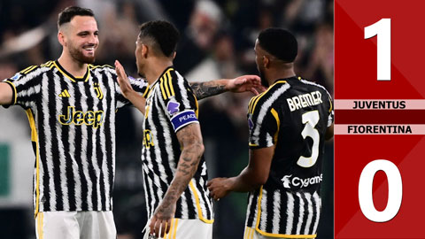 VIDEO bàn thắng Juventus vs Fiorentina: 1-0 (Vòng 31 Serie A 2023/24)