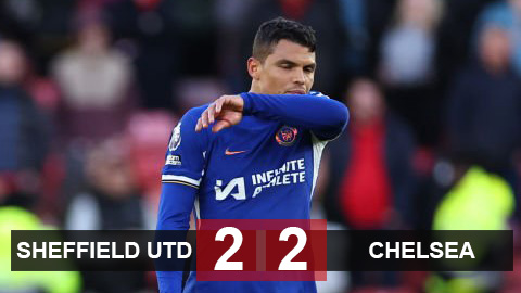 Kết quả Sheffield United 2-2 Chelsea: Chelsea đánh rơi chiến thắng ở phút bù giờ