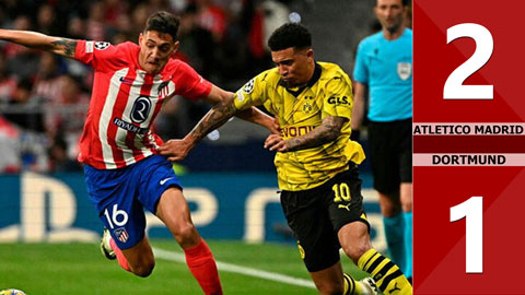 VIDEO bàn thắng Atletico Madrid vs Dortmund: 2-1 (Lượt đi tứ kết Champions League 2023/24)