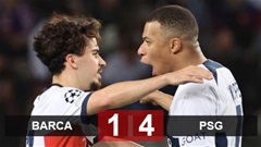 Kết quả Barca 1-4 (tổng tỷ số 4-6) PSG: Mbappe đưa PSG vào bán kết Champions League