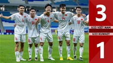 VIDEO bàn thắng U23 Việt Nam vs U23 Kuwait: 3-1 (Vòng bảng U23 châu Á 2024)