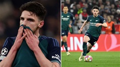  Rice nhận thống kê không vui khi Arsenal bị loại