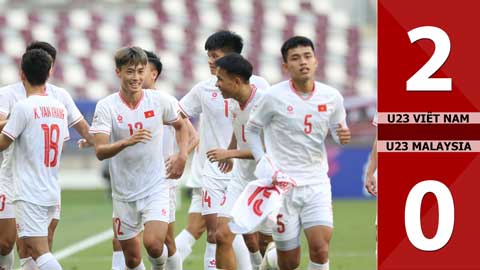 VIDEO bàn thắng U23 Việt Nam vs U23 Malaysia: 2-0 (Vòng bảng U23 châu Á 2024)