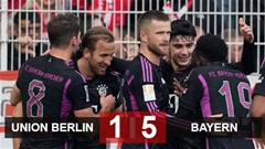 Kết quả Union Berlin 1-5 Bayern: Hùm xám trút giận